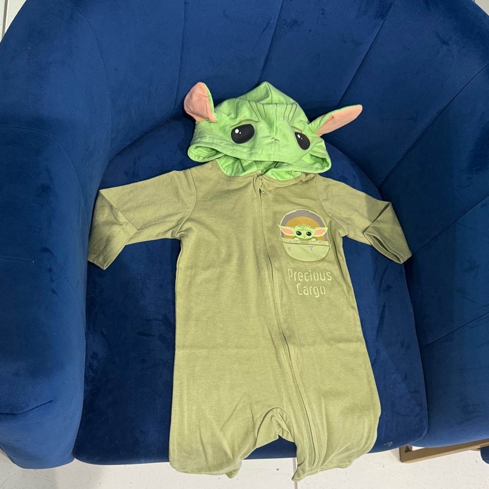 Star Wars Green Baby Yoda Footie